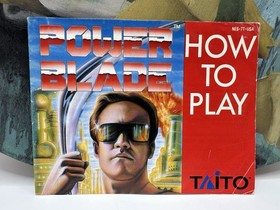 Power Blade NES 1991: cartuccia, manuale, scatola, manicotto antipolvere, protezione *LEGGI*