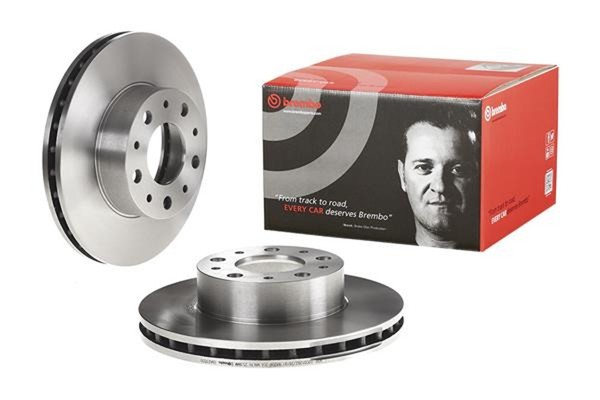 2X Brembo Bremsscheibe Prime 09.A235.20 FüR Peugeot CitroËN Fiat Jumper Boxer GG-image