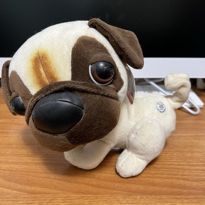THE DOG Artlist Collection PUG 9  2003 Artist Plush Toy Barks Wags Tail Animated
