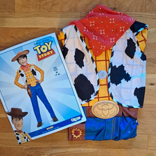 Disguise Disney Toy Story Woody Child Costume w/ Hat Multicolor Size M 7-8 