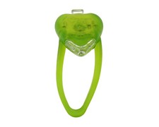 Spade Safety LED Bicycle Bike Light KS-216 – Green Gel, Flashing/Steady/Running.