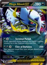 MEGA ABSOL EX 086/132 DOUBLE RARE MEGA EVOLUTION POKEMON NM