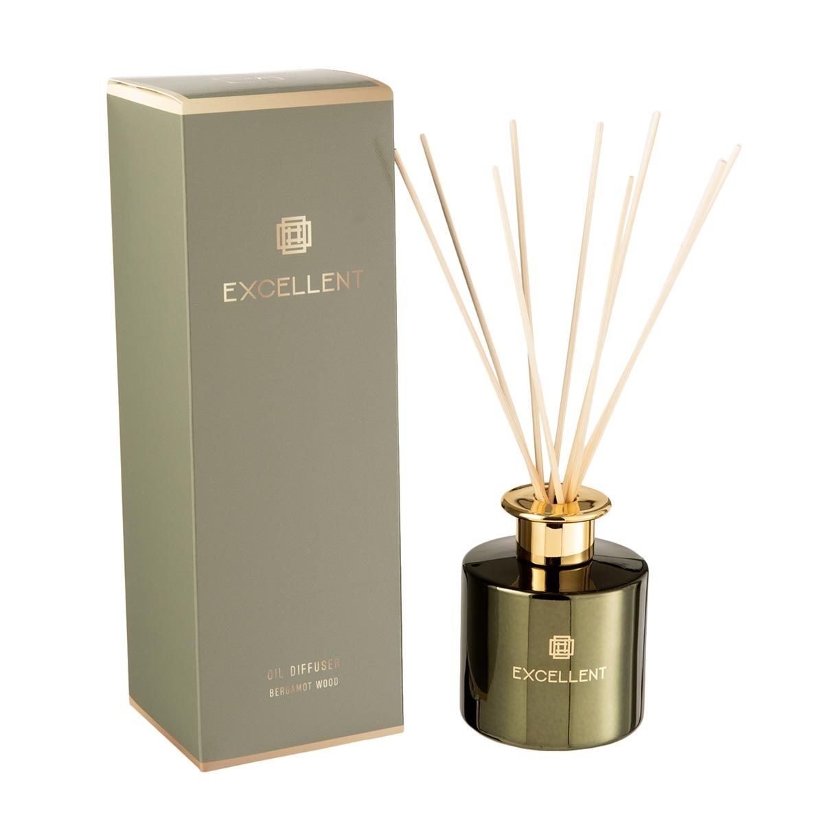 Huile parfumée Bergamot Wood Vert 27cm pour créer une ambiance zen au salon