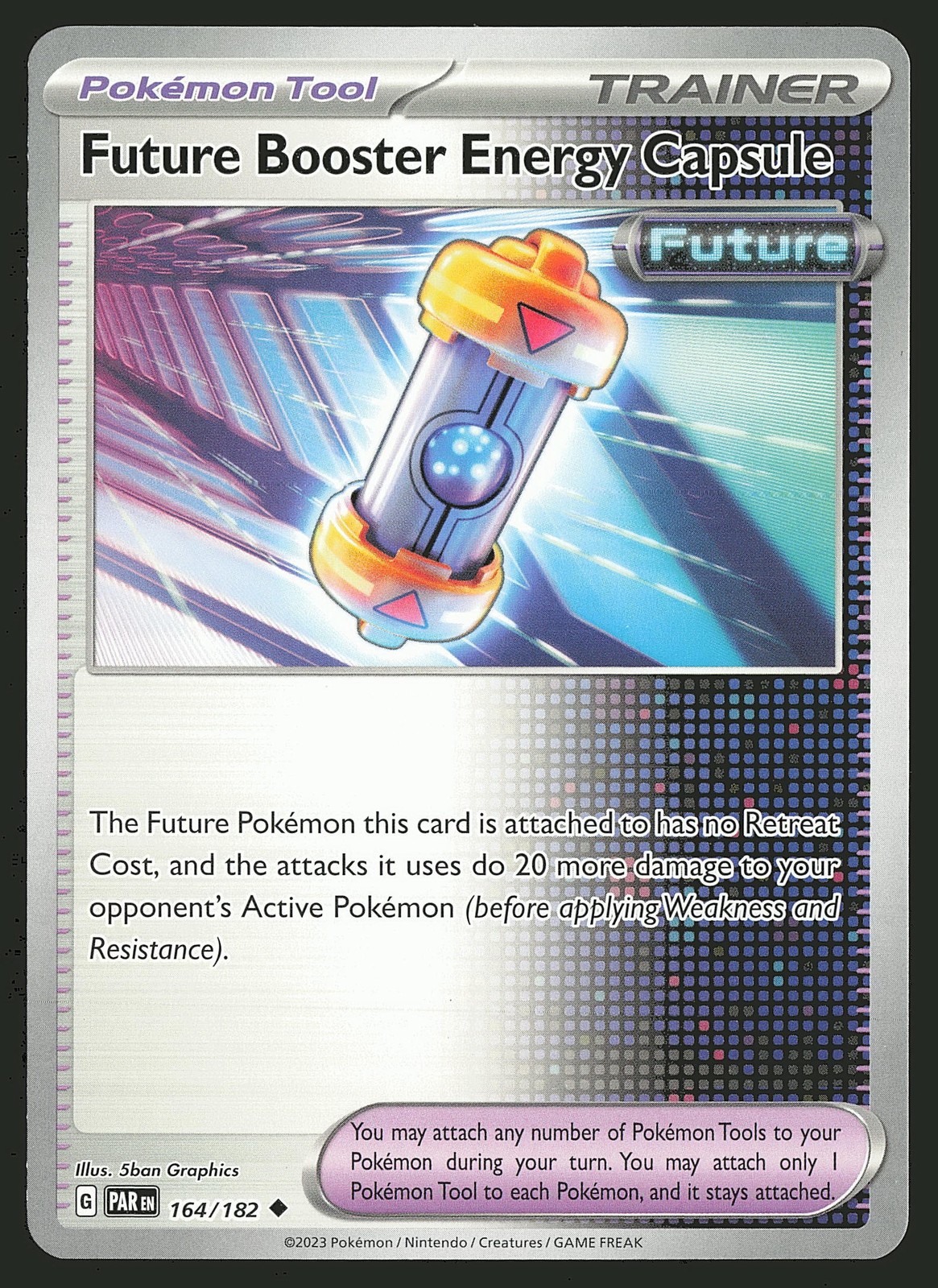 SV04: Paradox Rift Future Booster Energy Capsule #164/182 Uncommon Pokemon Card