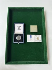 The Royal Mint 1996 Gold Proof Half-Sovereign Box only - COA & Capsule Included.