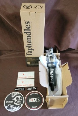 Rogue DEAD GUY ビアタップハンドル Rogue Dead Guy Ale Skeleton Craft Beer Bar Tap Handle Magnet