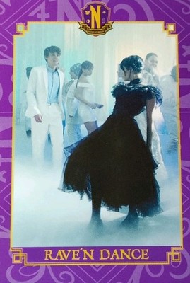 Wednesday Addams Raven Dance Event Card Panini Neu Jenna Ortega