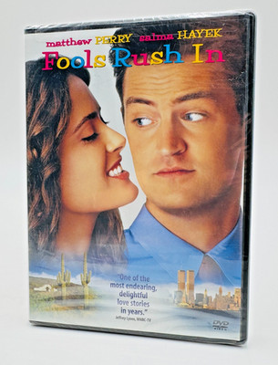 Fools Rush In DVD 1997 Widescreen Matthew Perry Selma Hayek BRAND NEW SEALED