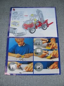 LEGO Instruction Manual Only for 8835 Forklift Technic Building Set 1989