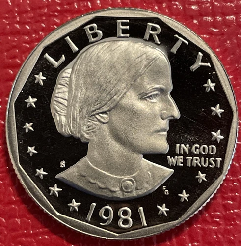 1981-S Deep Cameo GEM Proof (Susan B Anthony) US One Dollar (Type1)