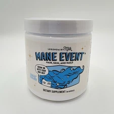 Legendairy Milk Mane Event 60ct Hair Skin Nails Collagen Support  New Sealed