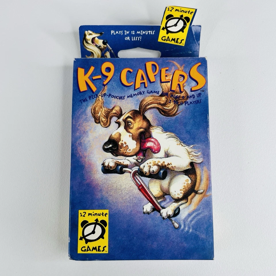 K-9 Capers Memory Card Game 12 Minutes Games Gamewright 6+, 2-4 Players COMPLETE - Image 2 of 4