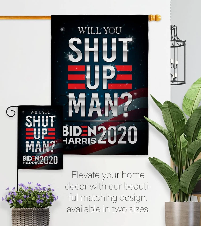 Will You Shut Up Flag – USA Patriotic Garden Banner, 28x40, Double-Sided - Imagem 3 de 4