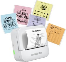 Notebuddy Mini Sticker Printer Doodle Dash Portable Thermal White
