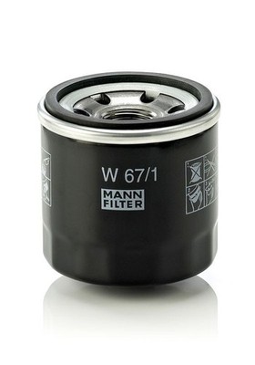 1 x oil filter Mann filter W 67/1 for Mazda 323 III hatchback 2 3