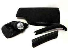 Jet Black Alcantara Porsche 997 Carrera Boxster Cayman 987 Interior Pkg Shifter