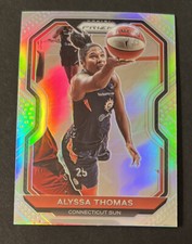2021 Panini Prizm WNBA #42 Alyssa Thomas Silver Prizm Parallel Connecticut Sun 