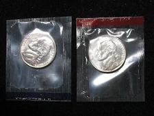 1998 P & D BRILLIANT UNCIRCULATED * JEFFERSON NICKELS * ORIGINAL MINT CELLO