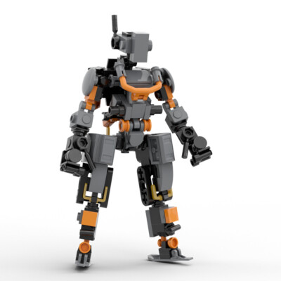 162 PCS MOC Mech Robots Action Figures Toys Building Blocks Kids Assembly Model