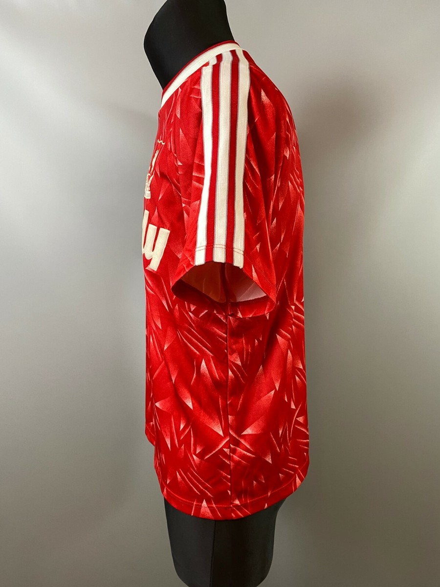 LIVERPOOL 1989 1991 HOME SHIRT FOOTBALL SOCCER JERSEY ADIDAS MENS