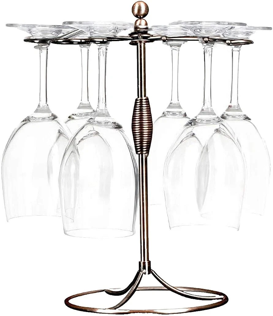 Encimera de Metal Estantes y soportes para botellas de vino