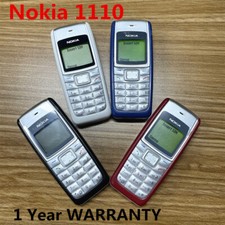 Nokia 1110 1110i 2G GSM900/1800 Unlocked Classic CellPhone +1Year WARRANTY