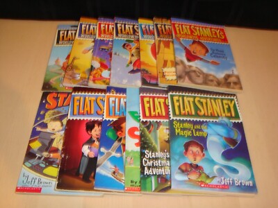 Jeff Brown 13 Chapter Book Flat Stanley & Worldwide Adventures Series Homeschool