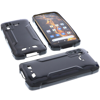 Hülle für Cubot KingKong 5 Pro Tasche Schutz Handytasche TPU Gummi Case Schwarz