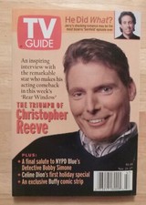 TV Guide  Nov 21-27  1998 Christopher Reeve Interview  Charlotte, NC