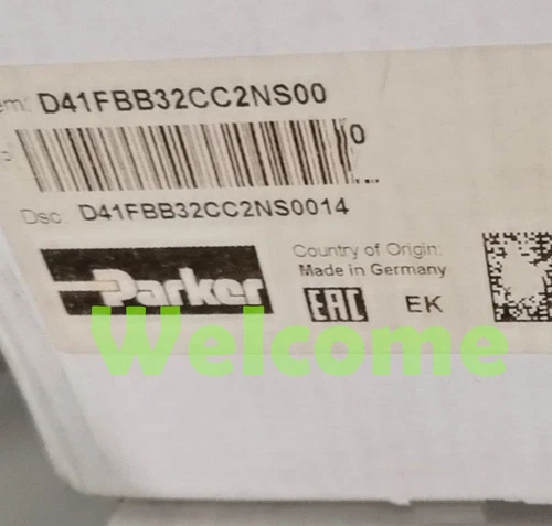 New Parker D41FBB32CC2NS0014 proportional valves Fast Shipping via FedEx or DHL