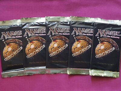 MTG Magic The Gathering 5 CHRONICLES New Sealed Booster Packs Lot | eBay