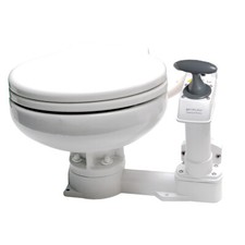 Johnson Pump AquaT trade; Manual Marine Toilet - Super Compact