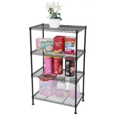 20"x12"x32" 4 Tier Wire Shelving Storage Unit Organizer Wire Rack Adjustable