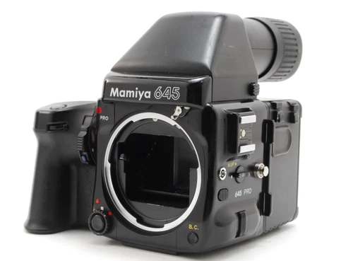[Near Mint] Mamiya 645 PRO Film Camera Finder Grip 120 Film back From Japan