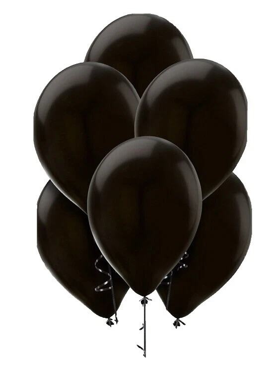 Black Halloween Party Balloons