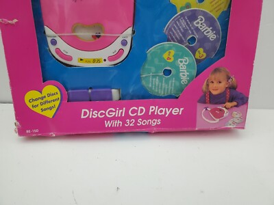 1995 BARBIE DiscGirl CD Player w/32 songs Mattel #BE-150 New 1995 BARBIE DiscGirl CD Player w/32 songs Mattel #BE-150 New