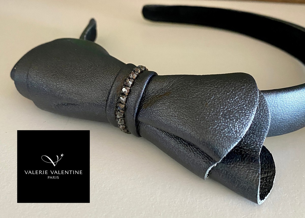 $470.00 Designer Headbands VALERIE VALENTINE PARIS Bow 