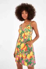 NWT. Farm Rio Linen Mini Dress Sz L