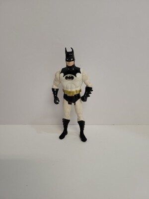 BATMAN Action Figure White Black Gold  TM & 1990 DC Comics Kenner