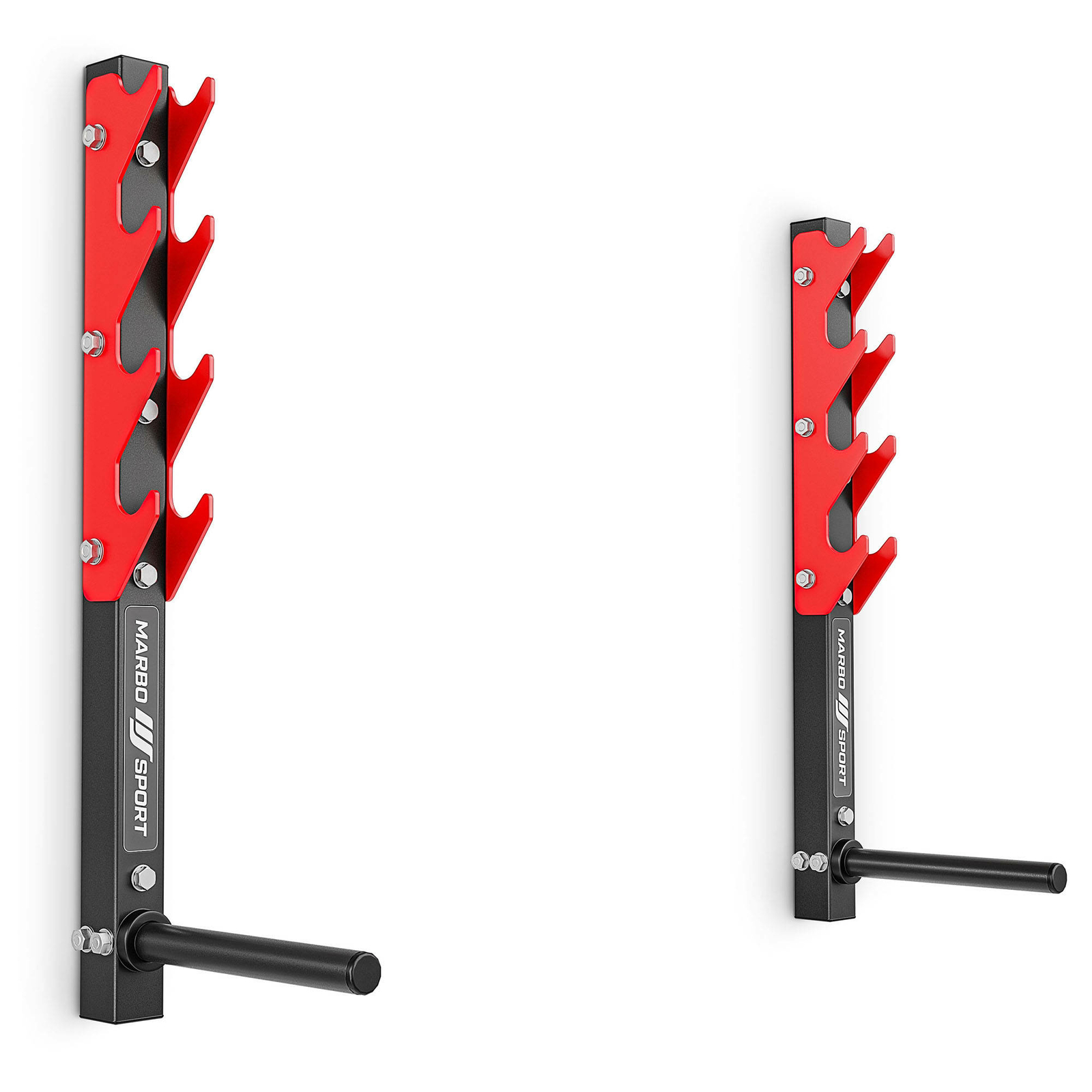 Soporte de pared para barras y placas de peso MH-S208