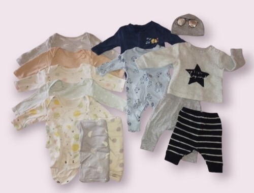 unisex Babykleidung Paket 0-3 Monate Mit 2er Pack Swaddle