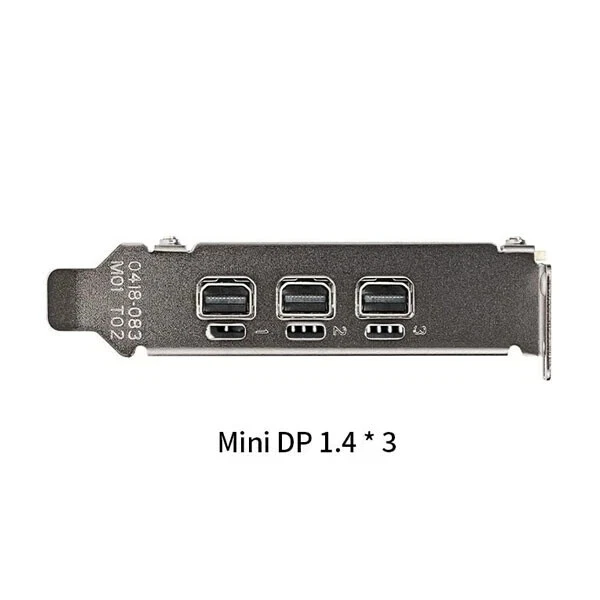 NVIDIA Quadro T400 2GB GDDR6 Graphics card 384Core 64Bit 3×Mini DP 1.4 interface - Image 4 of 4