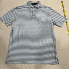 Polo Ralph Lauren Polo Shirt With Pocket Classic Fit Blue Short Sleeve Men's S