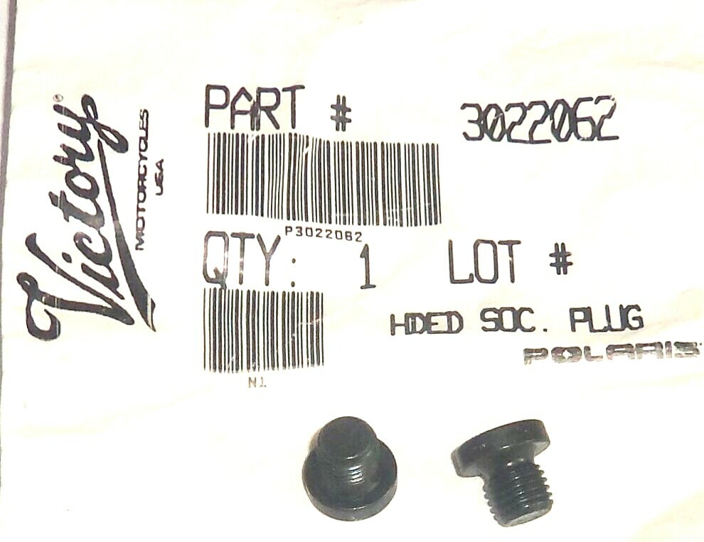 POLARIS PURE OEM NOS VICTORY PLUG ROCKER SHAFT PK LOT QTY 2 
