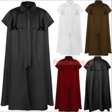Halloween Vintage Victorian Renaissance Medieval Cosply Costume Death Cape