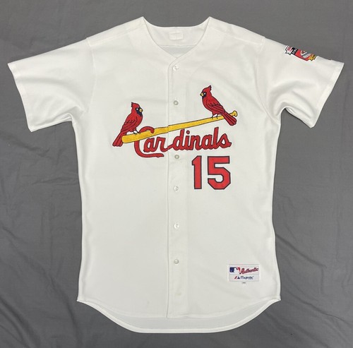 2005 Jim Edmonds #15 St. Louis Cardinals Authentic Jersey by Majestic - Men's 48 - Picture 4 of 7