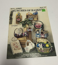 Bunches of Baskets Plastic Canvas 122 Kount on Kappie Leaflet 1988