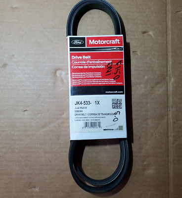 Genuine Ford Motorcraft JK4-533 Drive Belt V-Belt JL3Z-8620-B | eBay