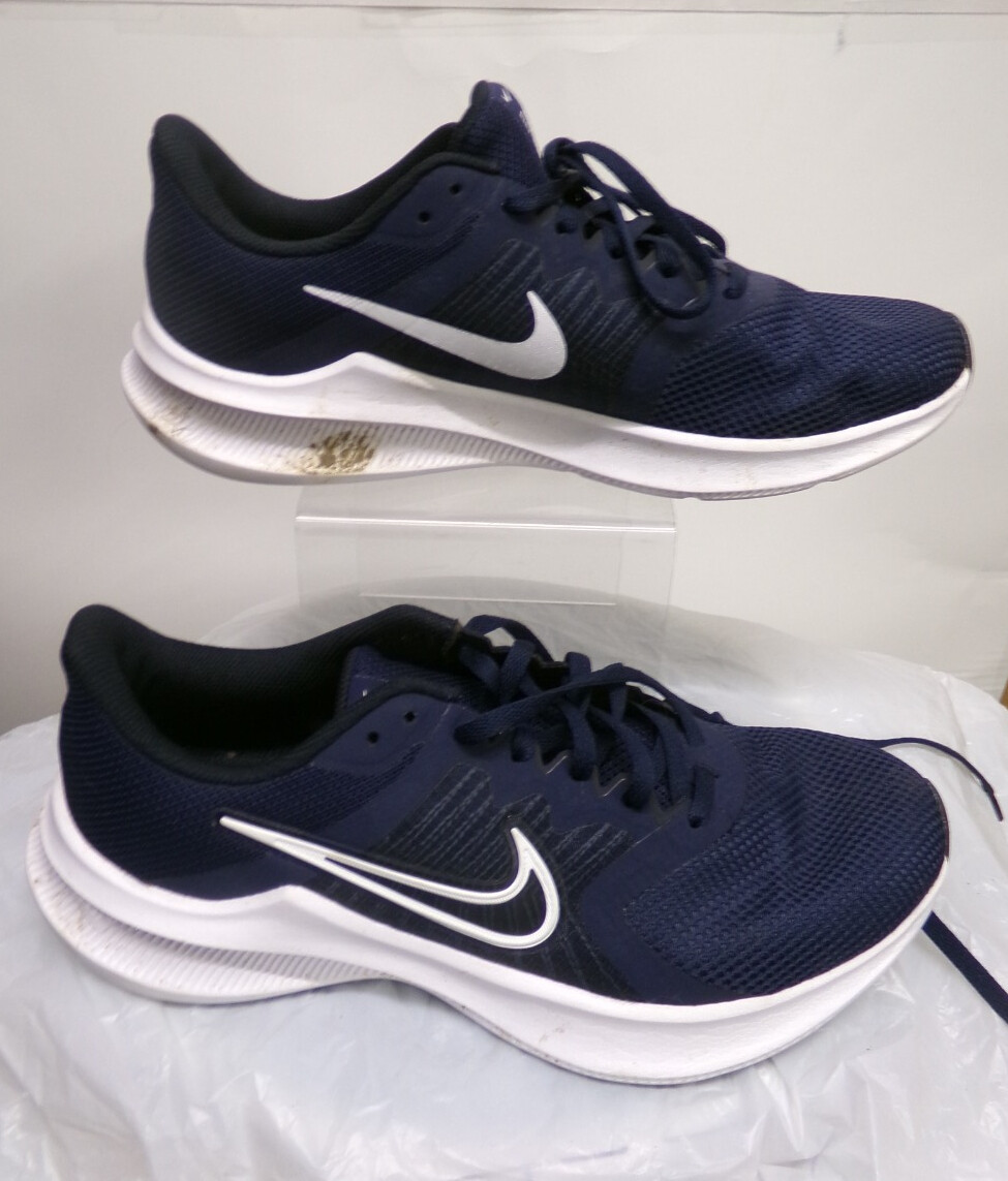 NIKE men's navy Downshifter trainers size 8 CG B84 eBay
