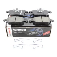 Bosch QuietCast Front Ceramic Brake Pad Set with Hardware for A3 TT Beetle Jetta